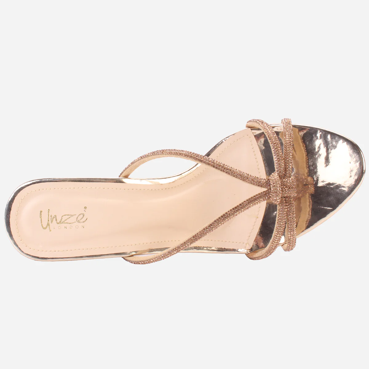 Women "AIRA" Party Wear Slip On Sandals - Image 4