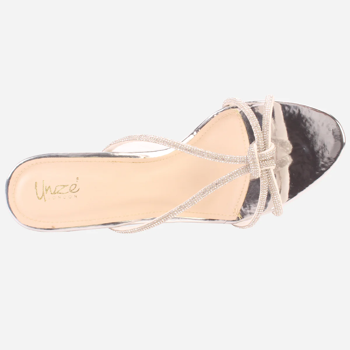 Women "AIRA" Party Wear Slip On Sandals - Image 4