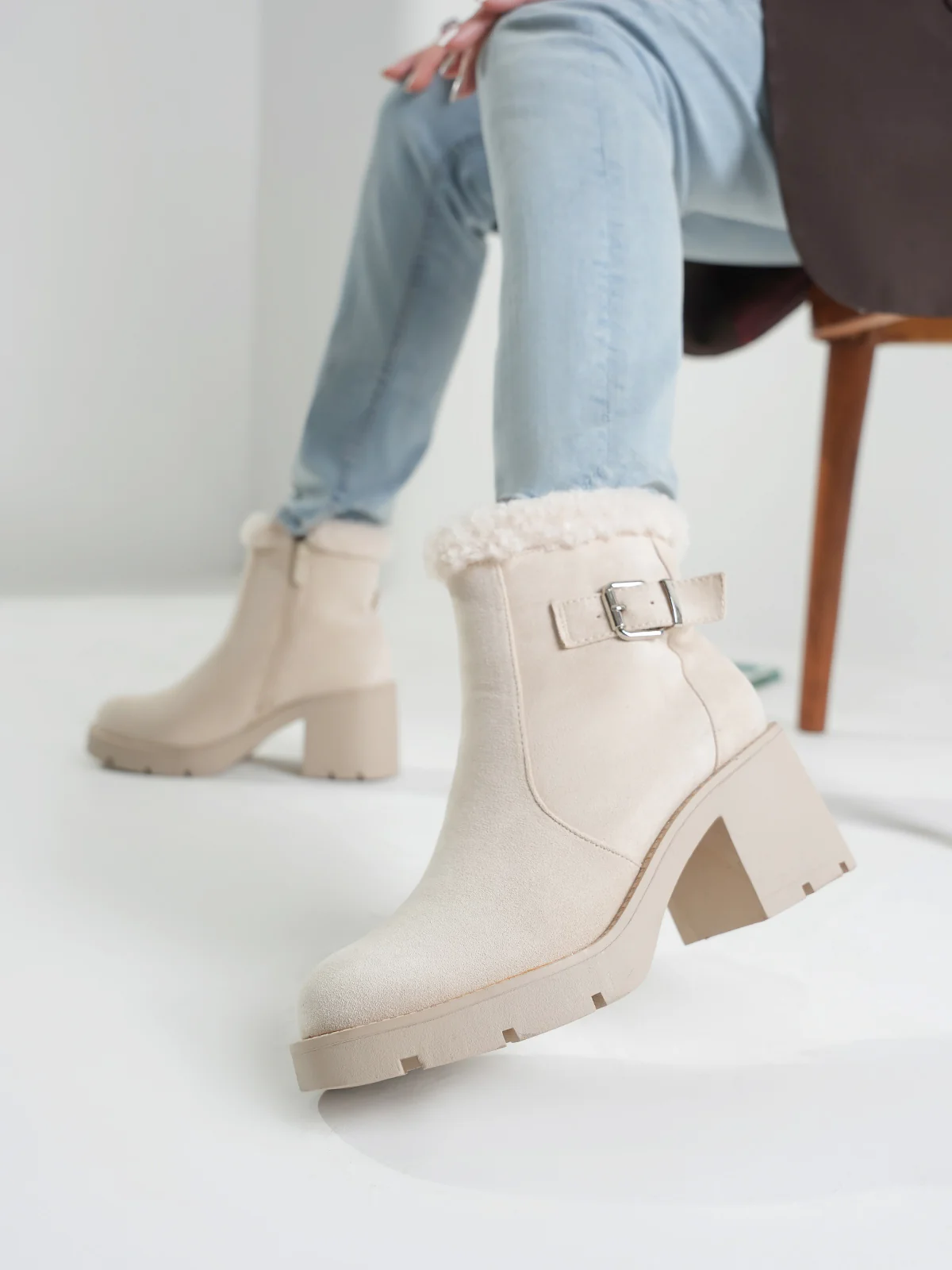 Women "AIYANA" Cozy Soft Ankle Boots - Image 11