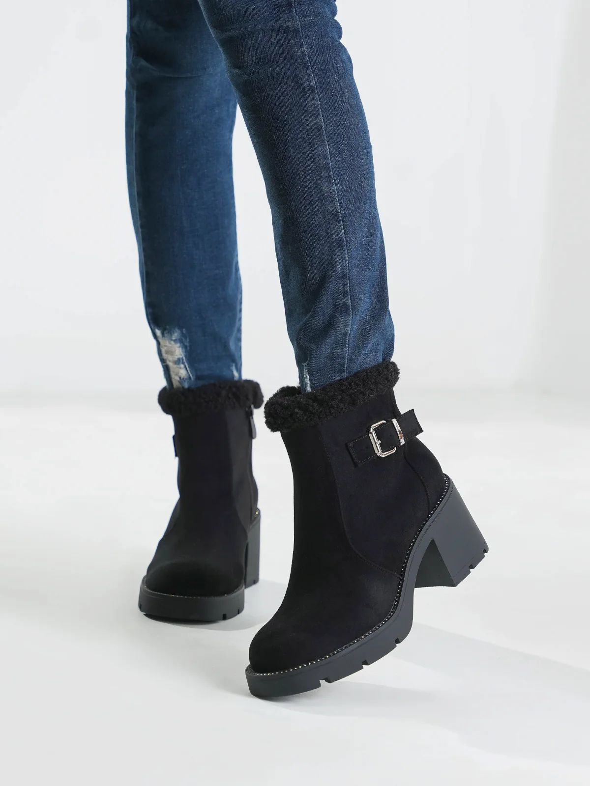 Women "AIYANA" Cozy Soft Ankle Boots - Image 11