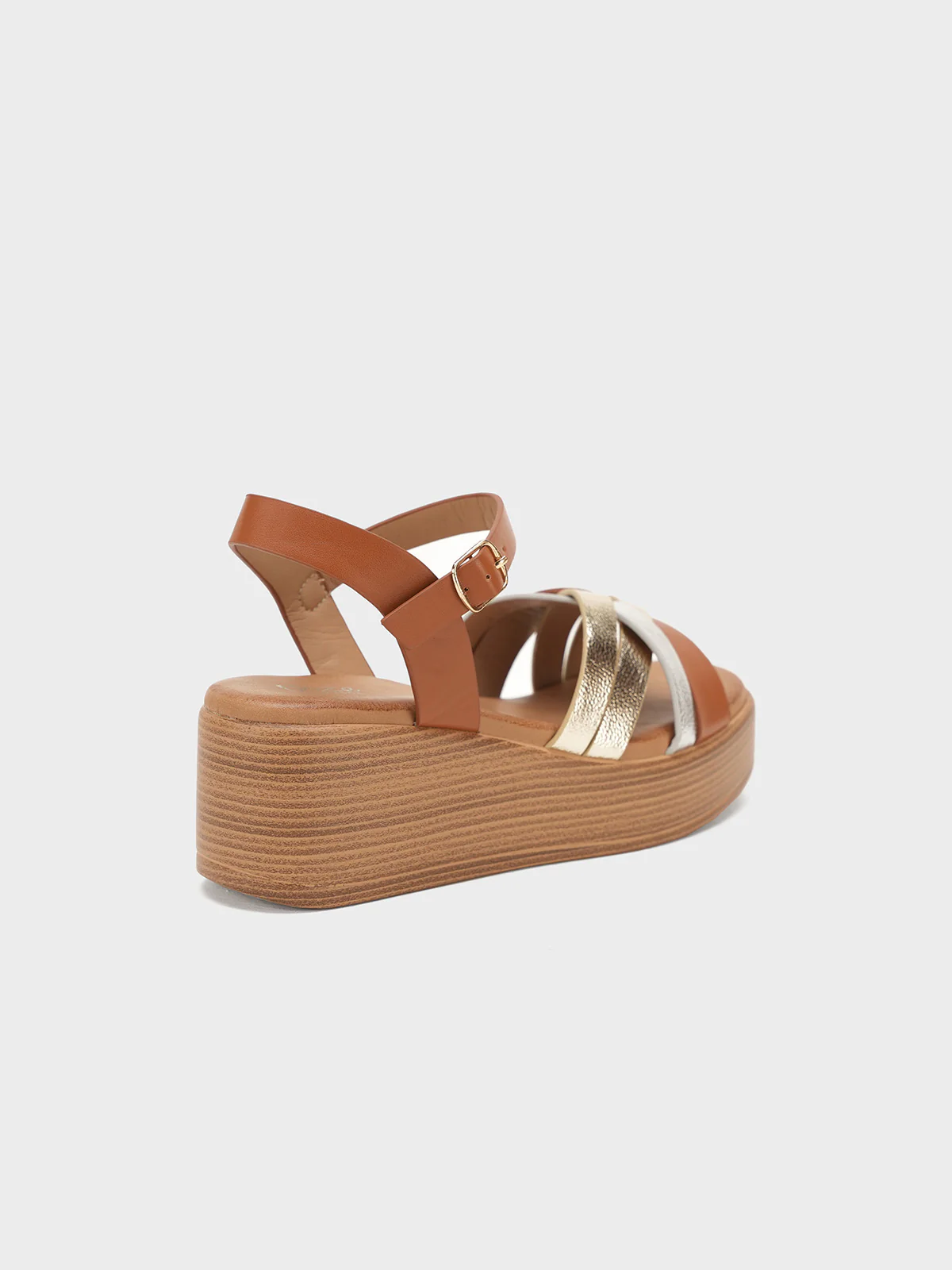 Women "ALLEGRA" Wedge Cross Strap Sandals - Image 5