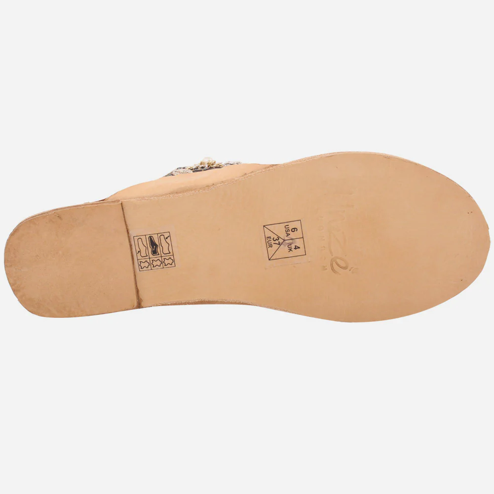 Women "AMADEO" Stylish Kolhapuri Slippers - Image 5