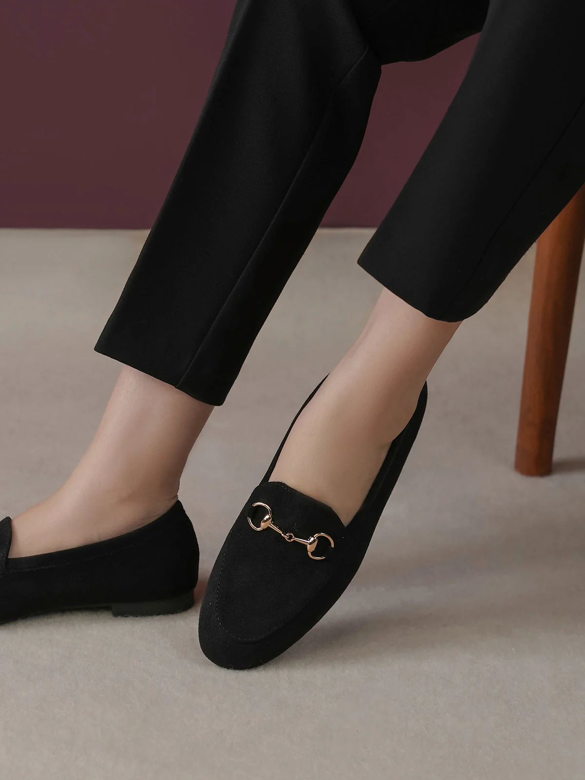 Women "ANIYAH" Stylish Buckle Ballerinas - Image 10
