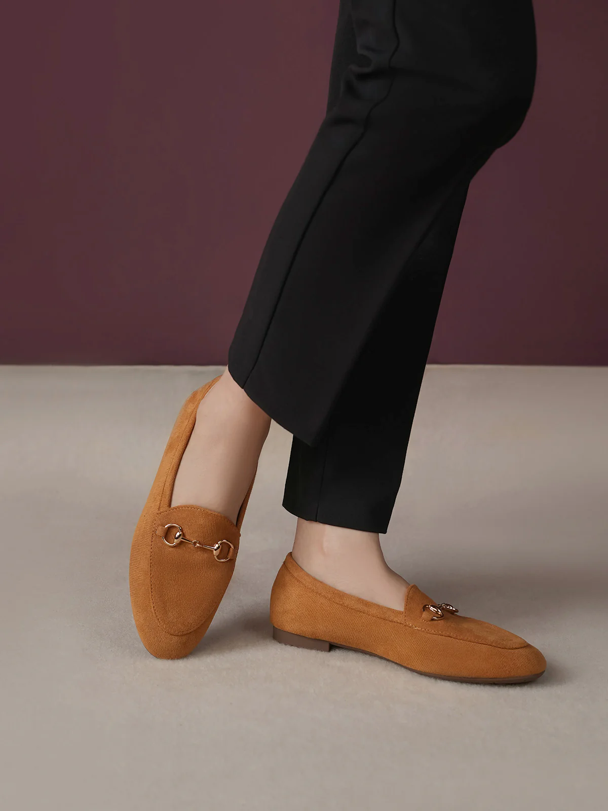 Women "ANIYAH" Stylish Buckle Ballerinas