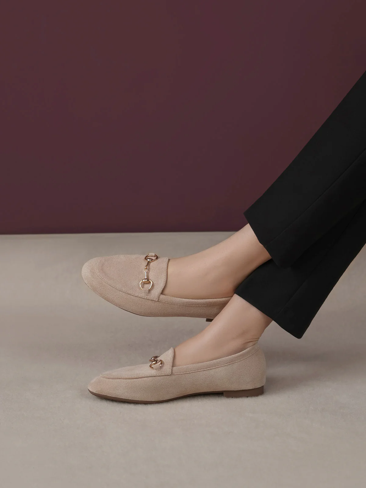 Women "ANIYAH" Stylish Buckle Ballerinas