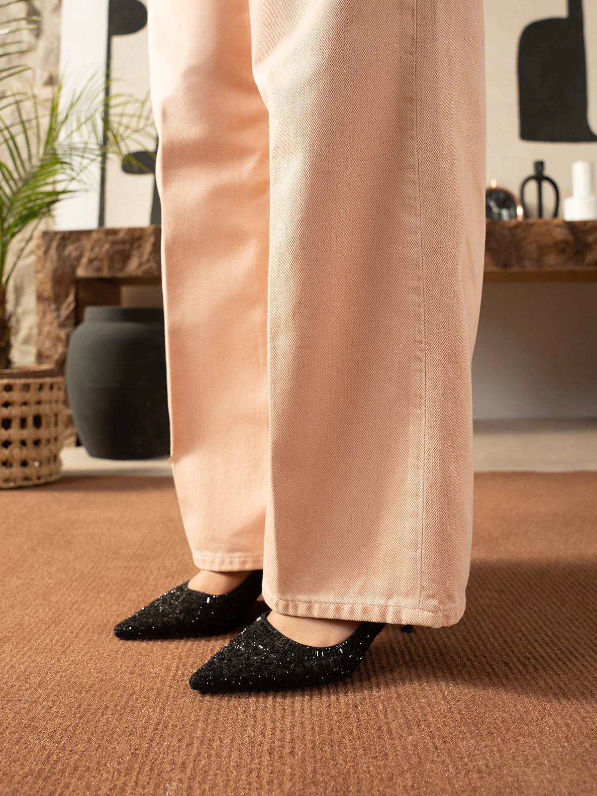 Women "ANNA" Elegant Fancy Heel Sandals - Image 10