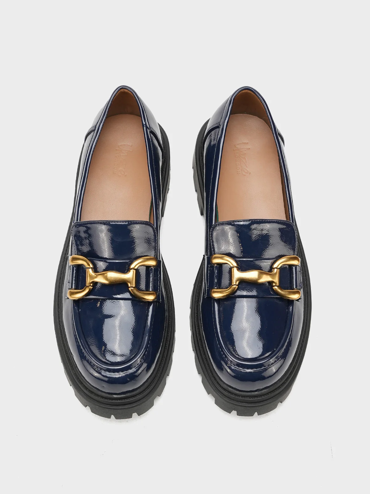 Women "APICHU" Glossy Perfect Loafer Shoes - Image 9