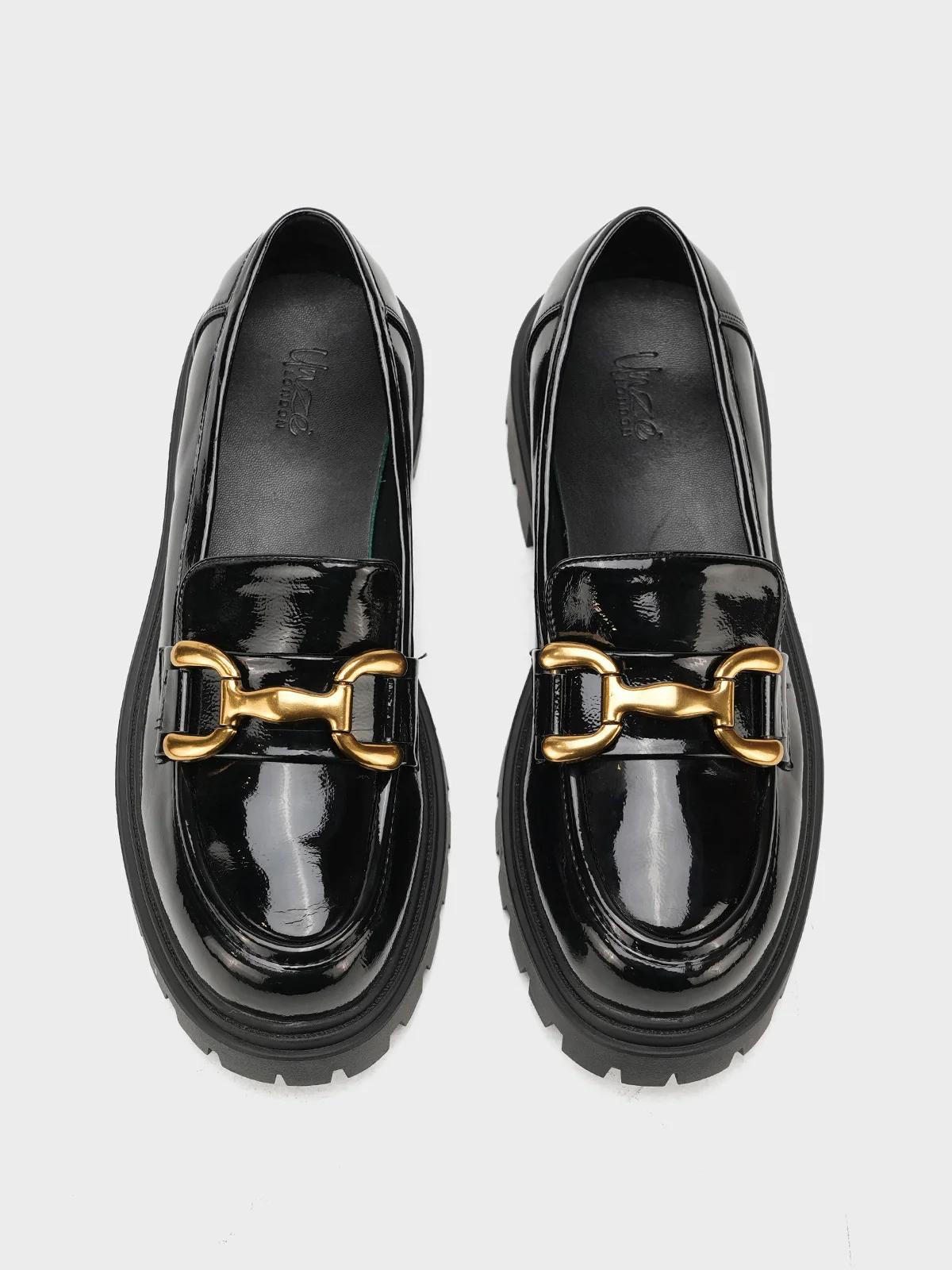 Women "APICHU" Glossy Perfect Loafer Shoes - Image 9