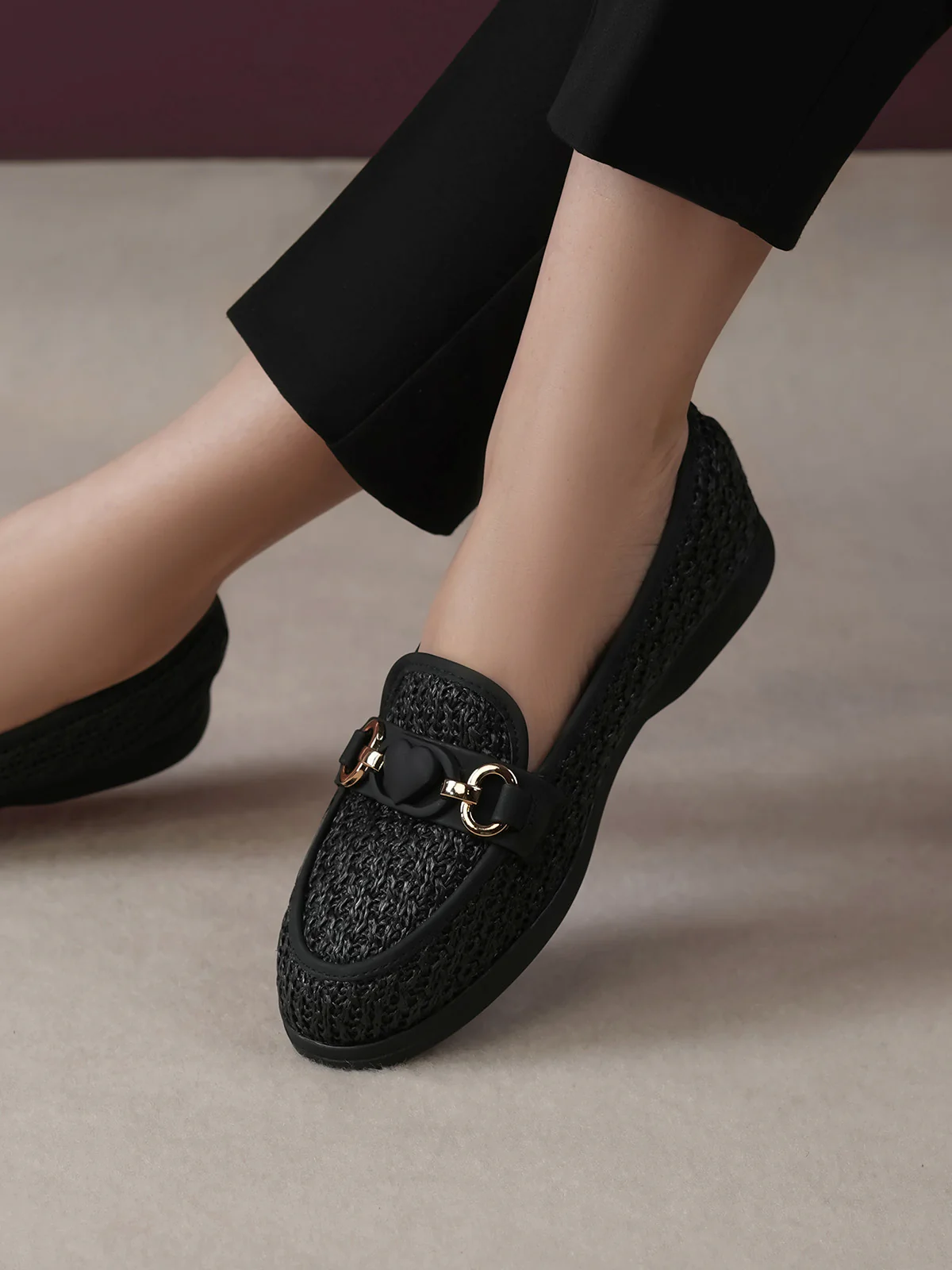 Women "ARAYNA" Unique Design Ballerinas - Image 3