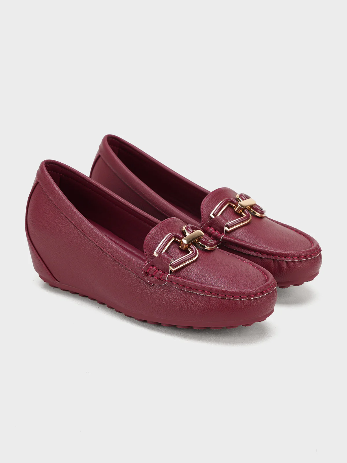 Women "ARETHA" Wedge Style Moccasins - Image 4