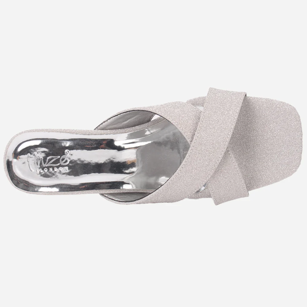 Women "ARIA" Block Heel Slip On Sandals - Image 4