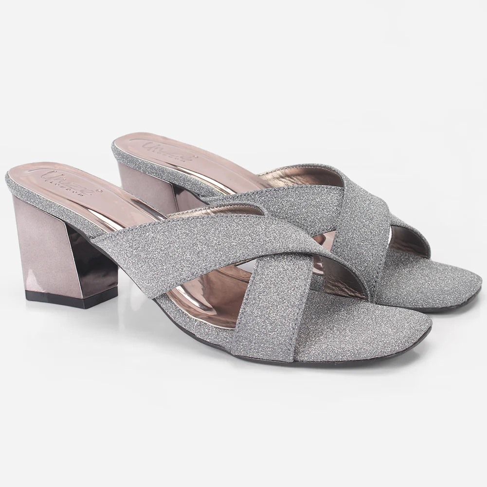 Women "ARIA" Block Heel Slip On Sandals - Image 2