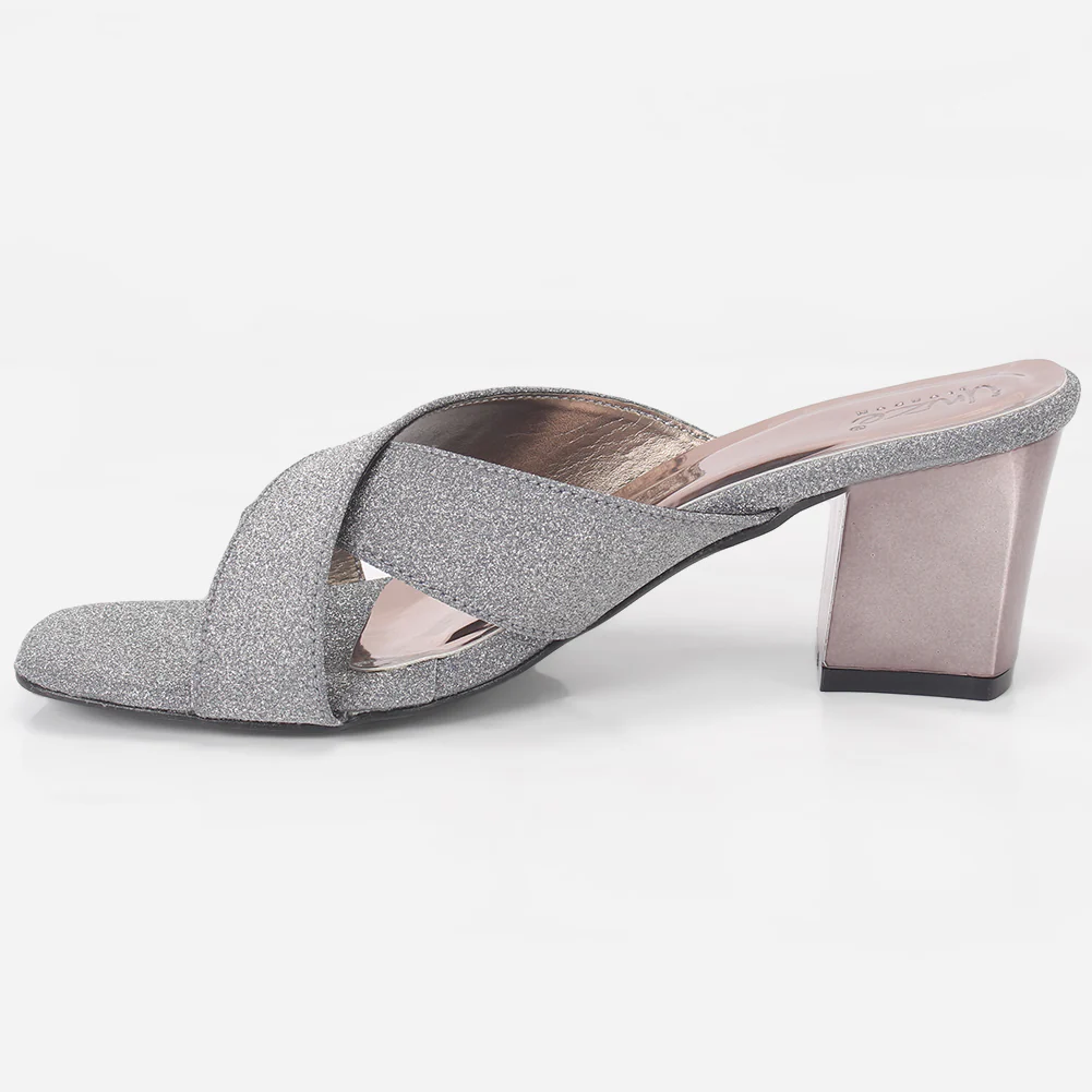 Women "ARIA" Block Heel Slip On Sandals - Image 3