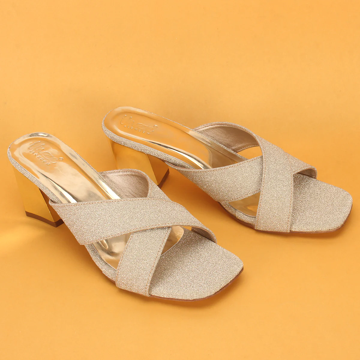 Women "ARIA" Block Heel Slip On Sandals - Image 6