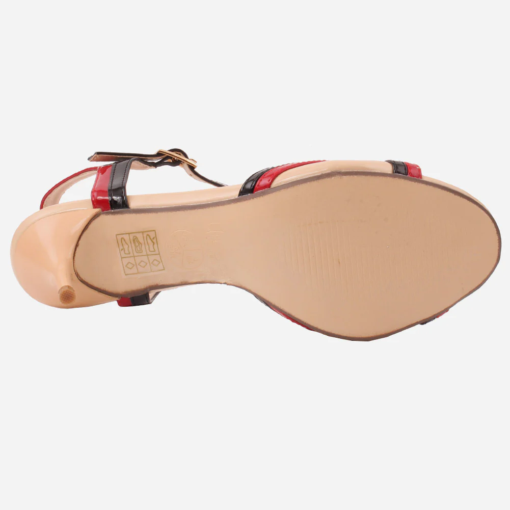 Women "ARIA" Casusl Two Tone Sandals - Image 5