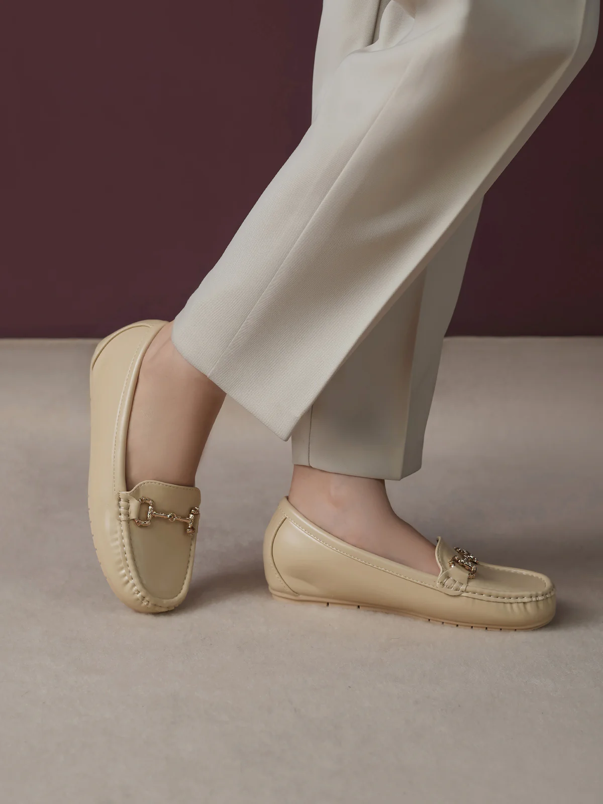 Women "ARICIN" Medium Heel Moccasins - Image 3