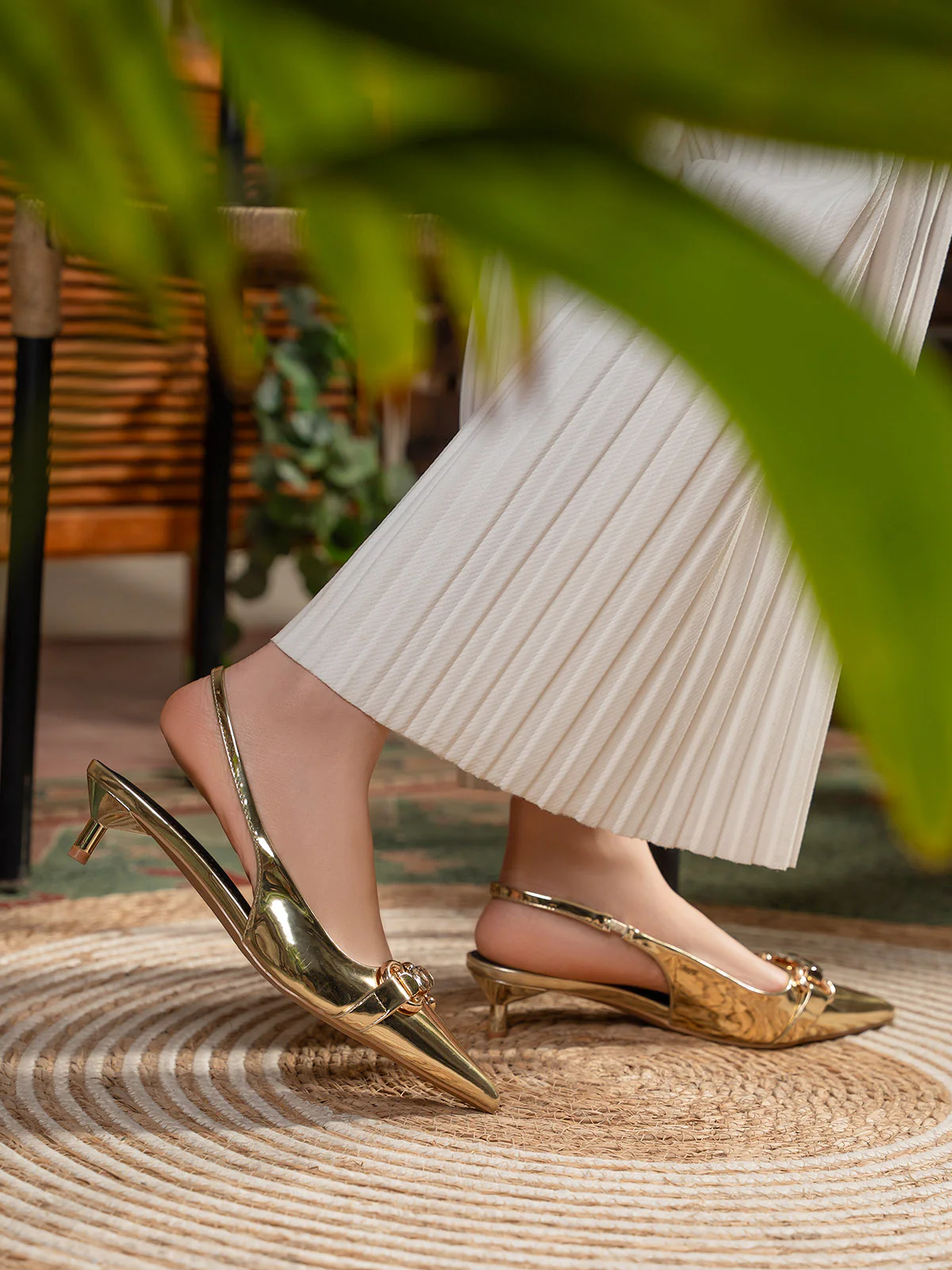 Women "ARIELLA" Fancy Low Heel Sandals - Image 3