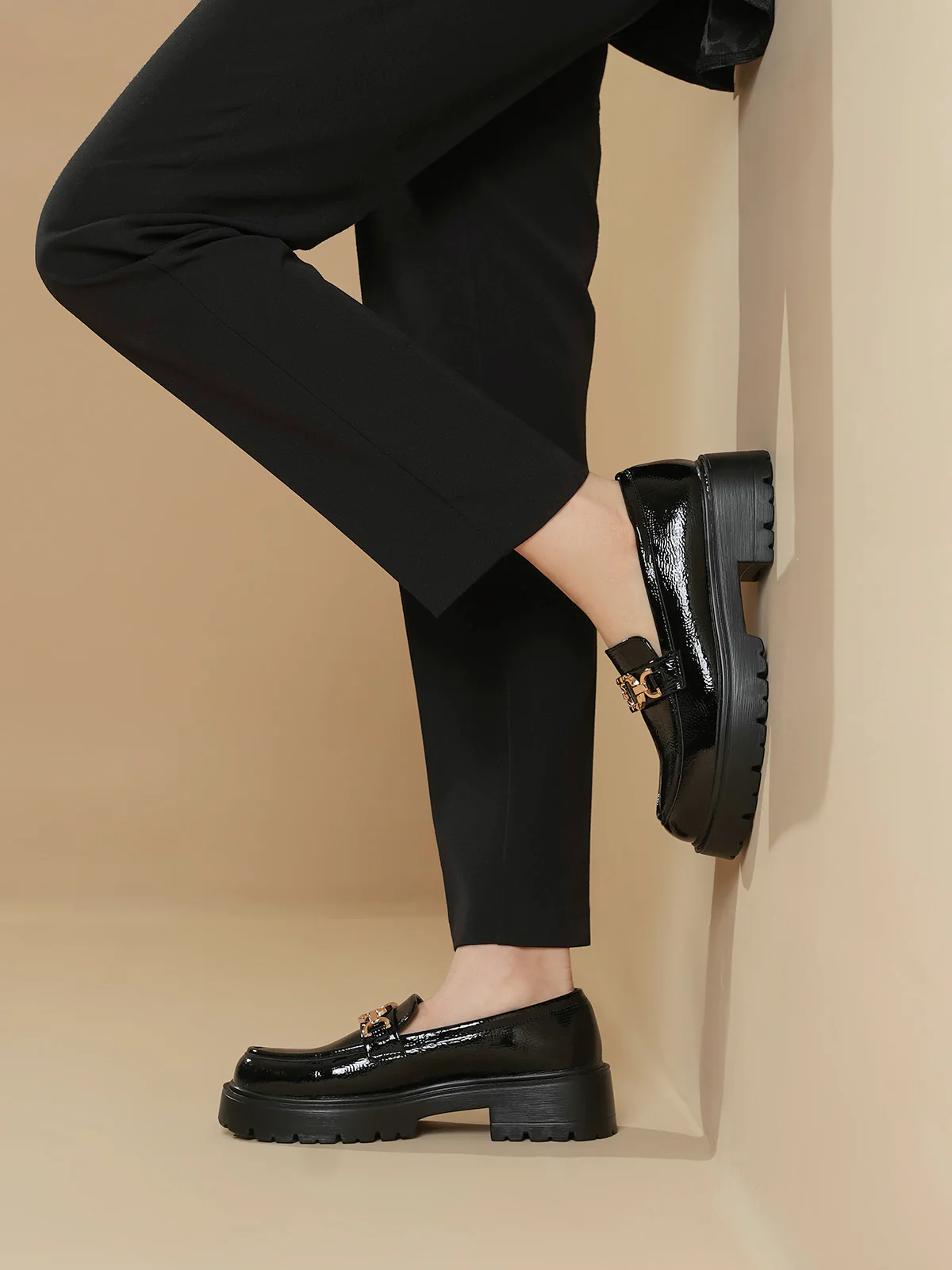 Women "ARISTOS" Stylish Buckle Loafers - Image 3