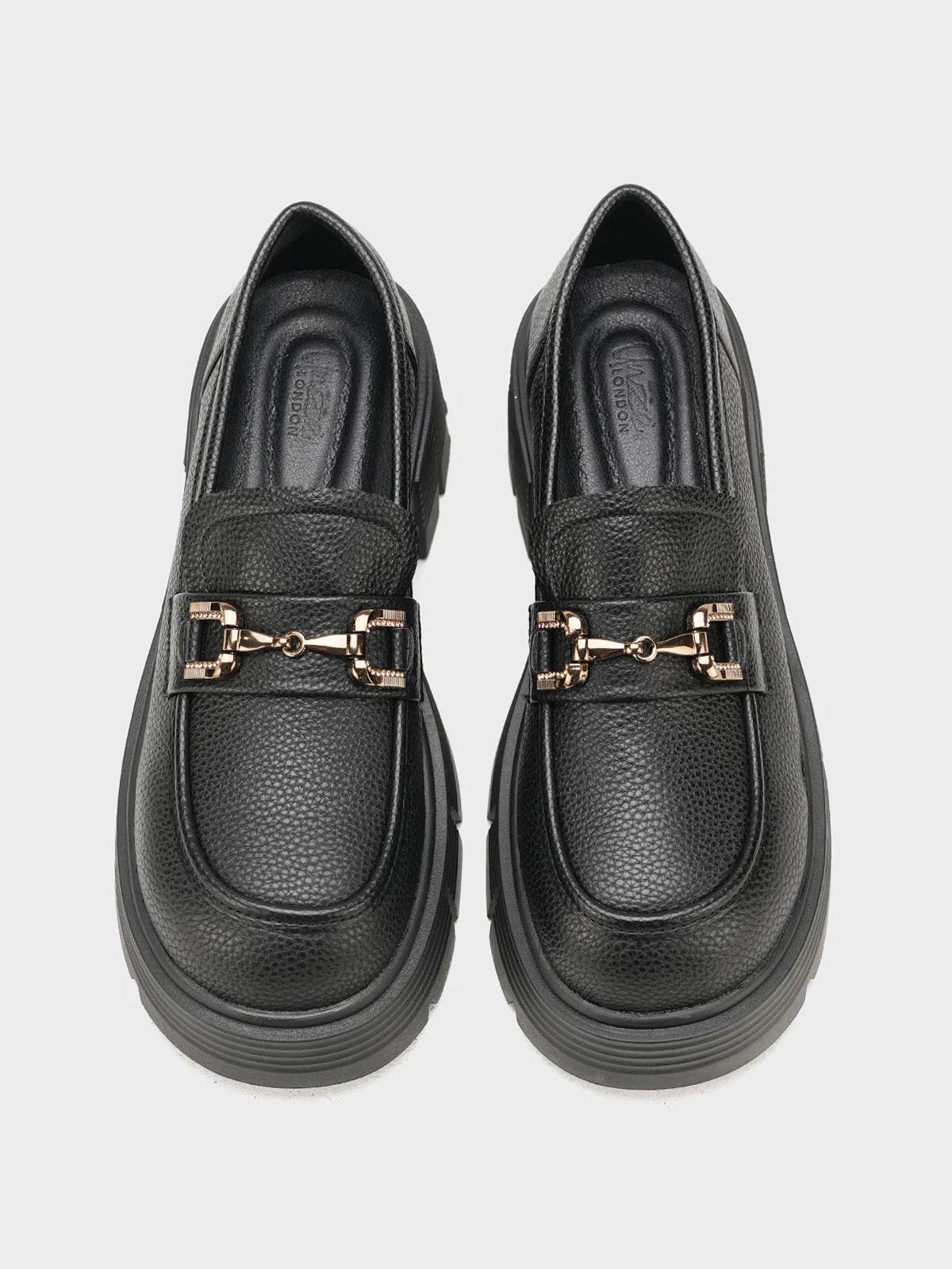 Women "ARNULF" Classic Metallic Buckle Loafers - Image 9