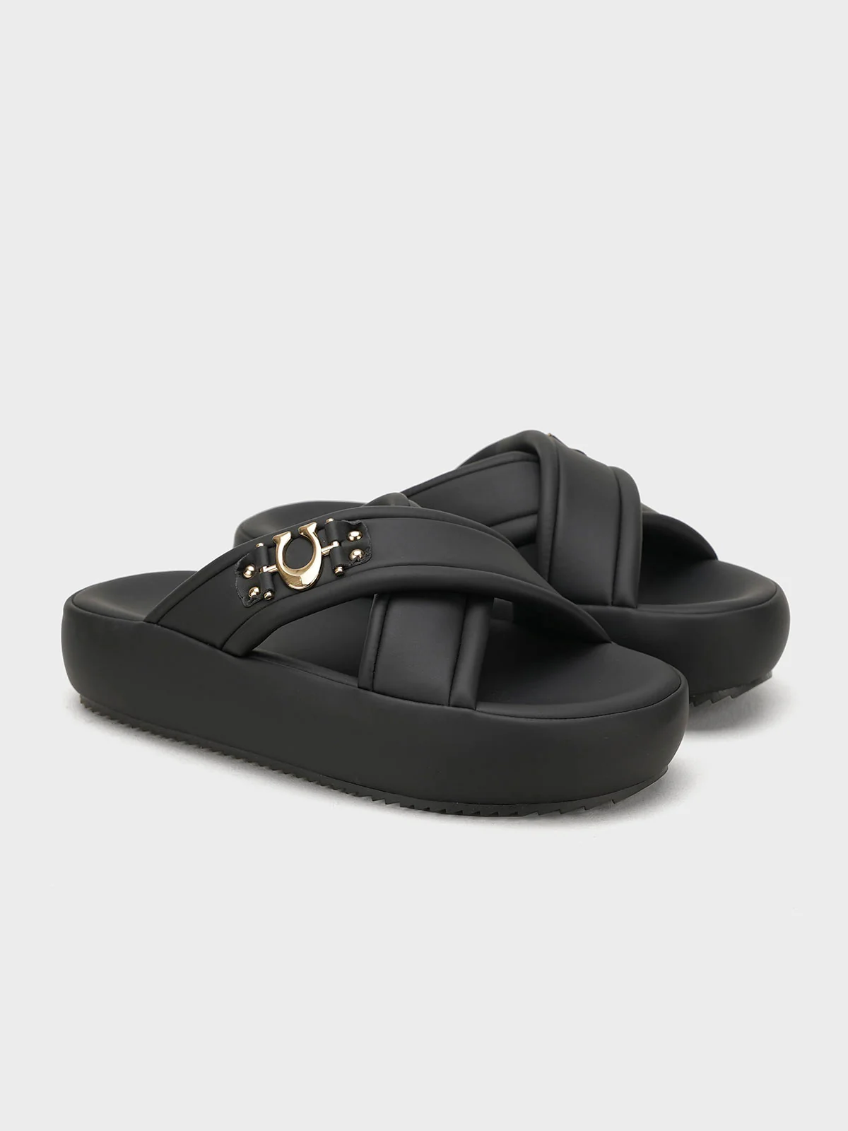 Women "ARRIGO" Stylish Cross Straps Slippers - Image 2