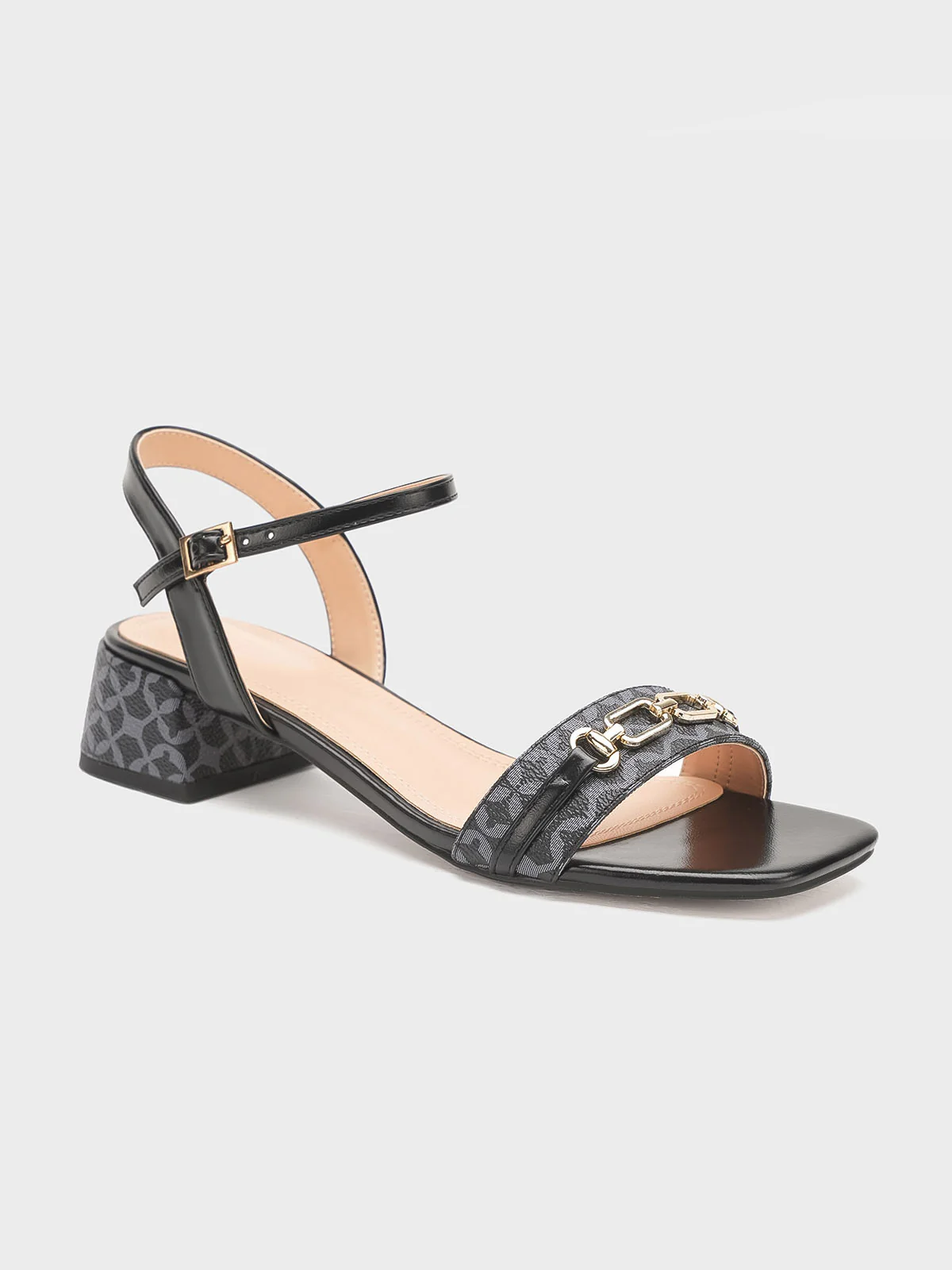 Women "ASSIAK" Block Heel Buckle Sandals - Image 2