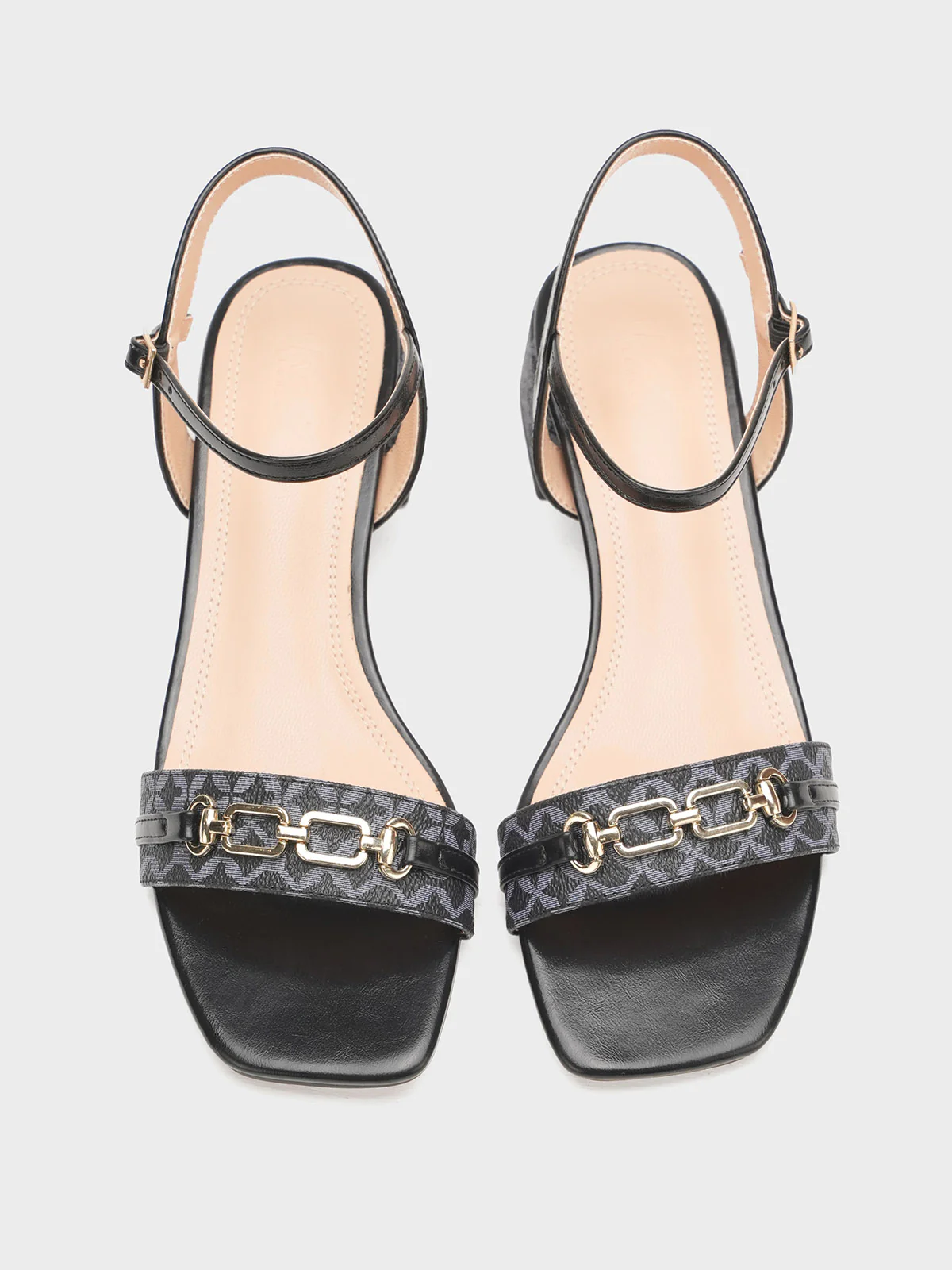 Women "ASSIAK" Block Heel Buckle Sandals - Image 7