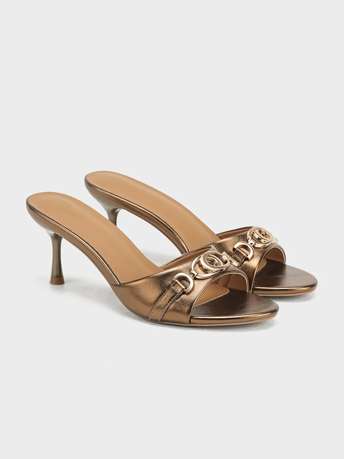 Women "AUDEN" Slip On Fancy Heel Sandals - Image 4