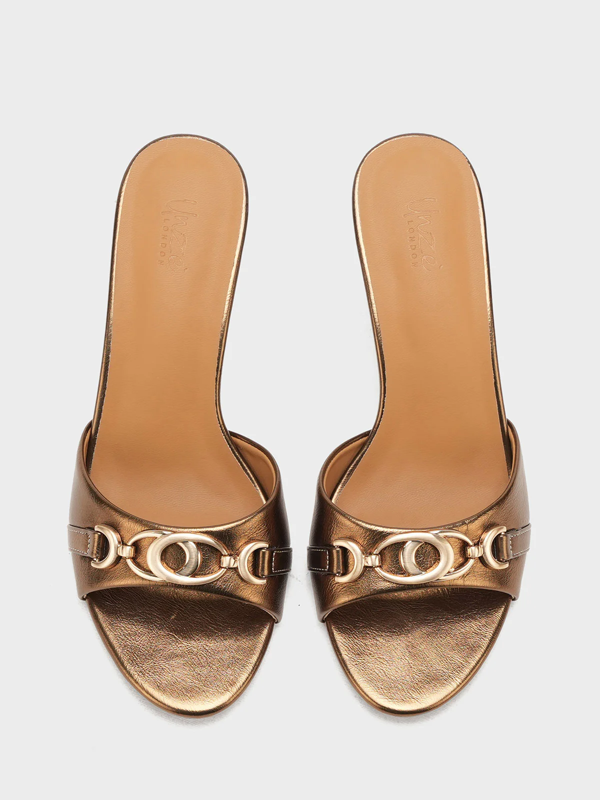 Women "AUDEN" Slip On Fancy Heel Sandals - Image 9