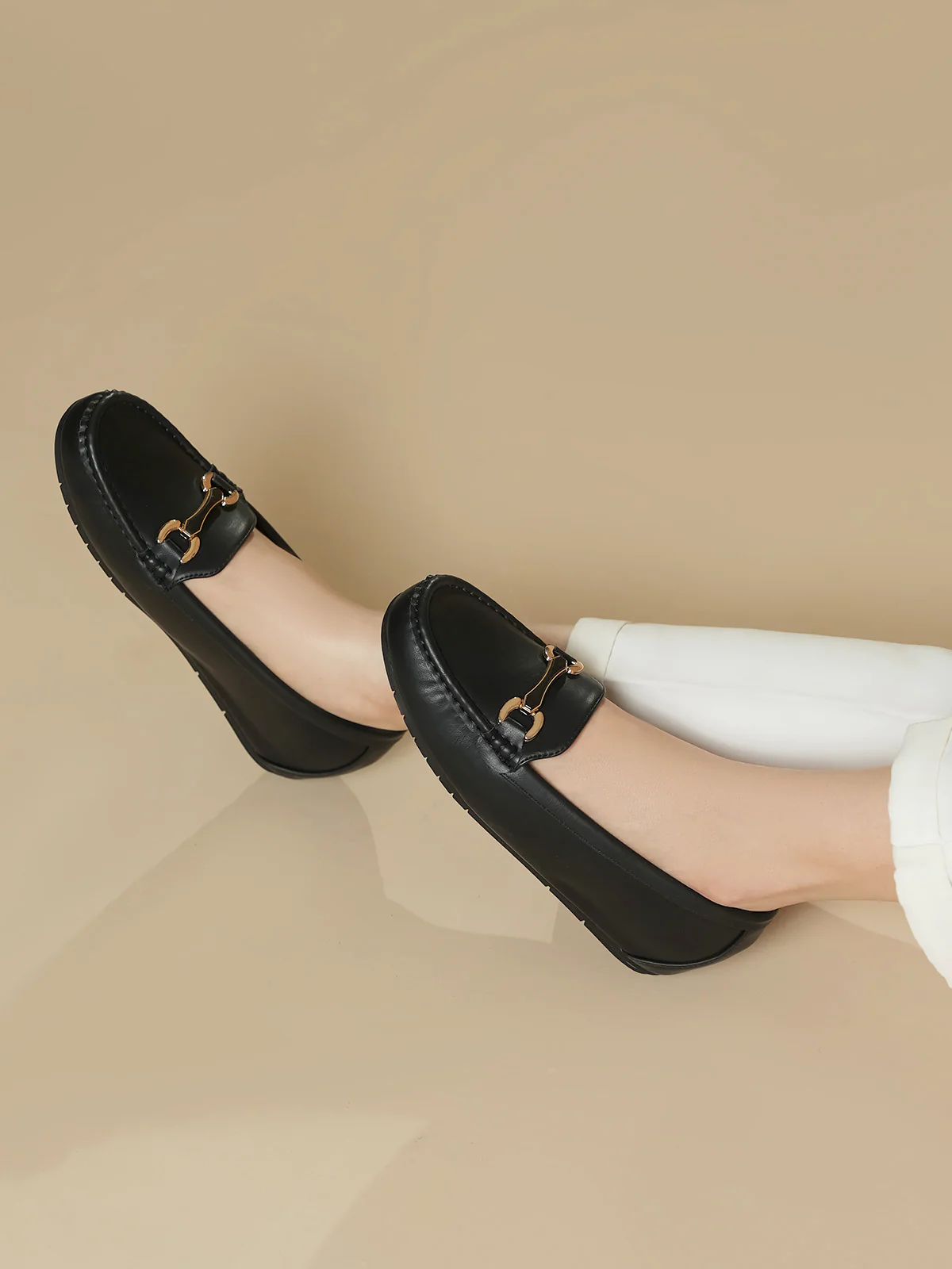 Women "AUDRIA" Easy Slip On Style Moccasins - Image 10