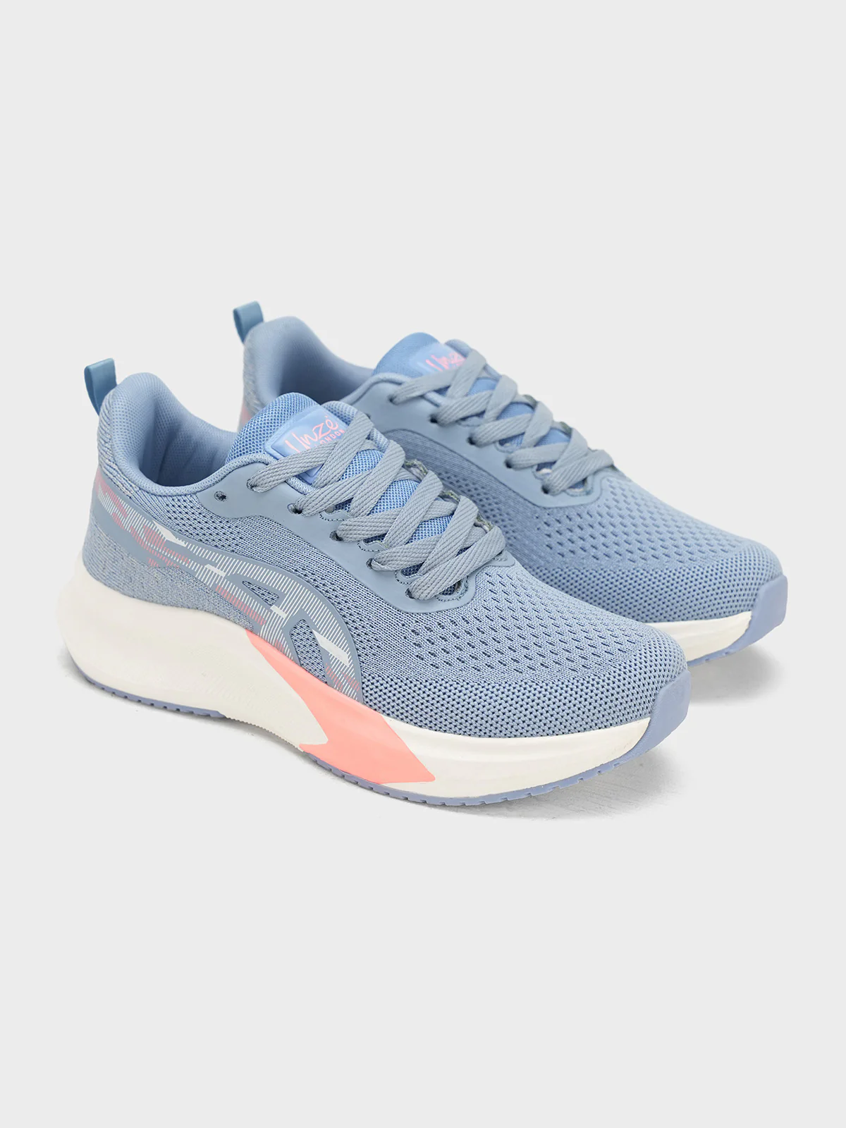 Women "AUROR" Fabric Lace Up Trainers - Image 4