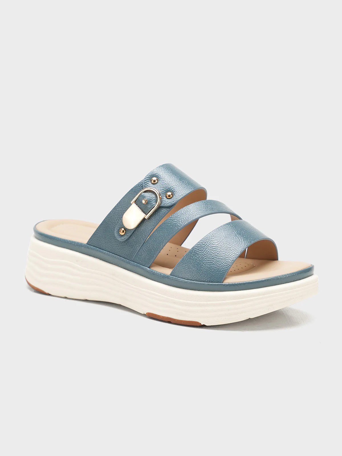 Women "AVERY" Sip On Wedge Slippers - Image 2