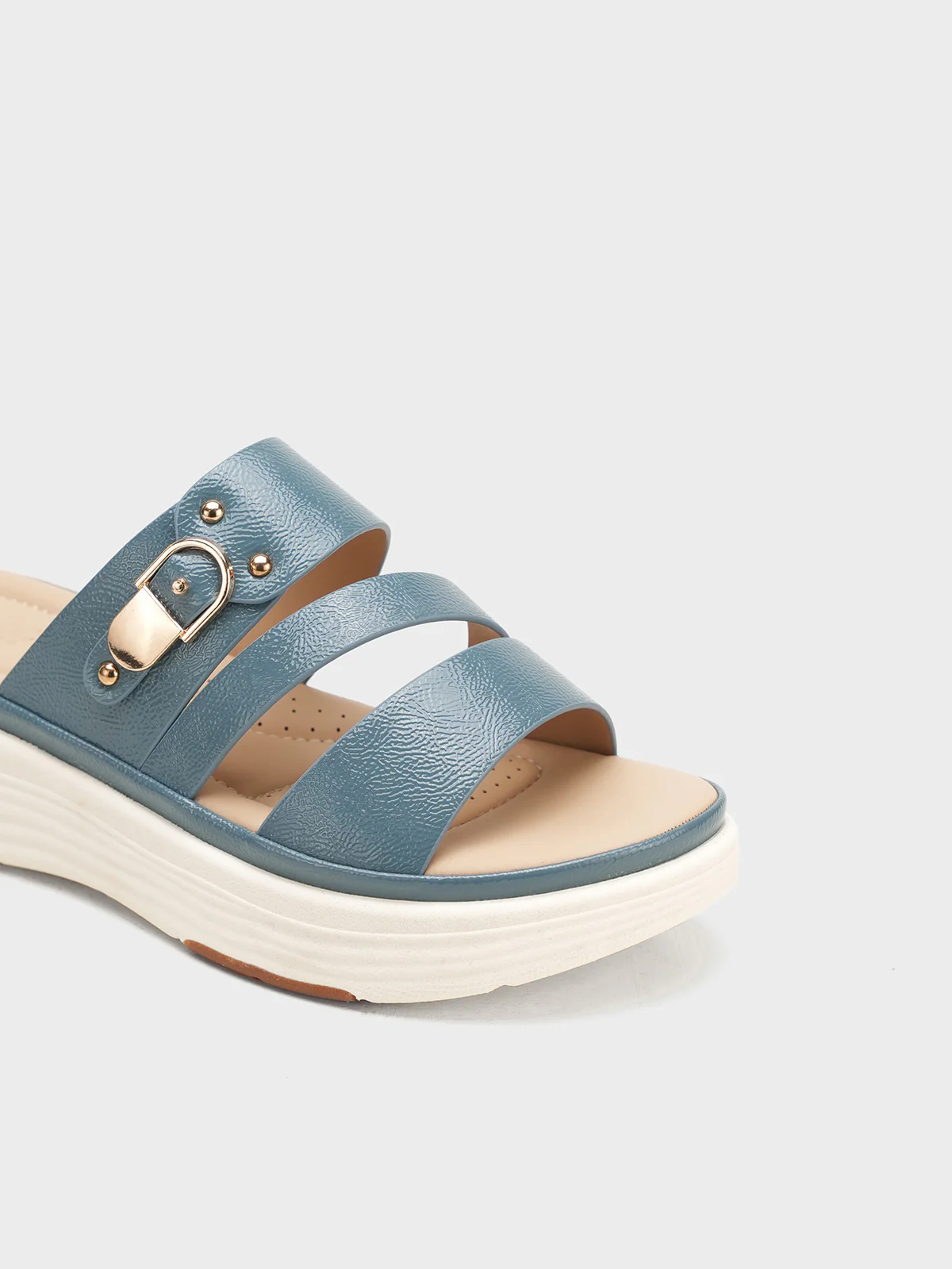 Women "AVERY" Sip On Wedge Slippers - Image 7
