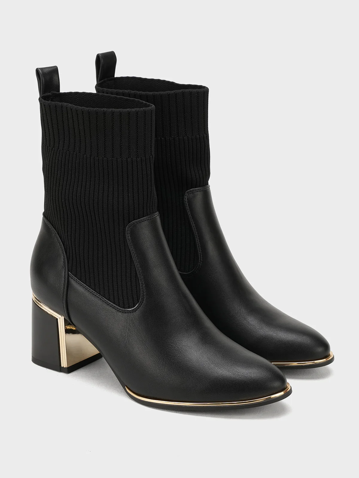 Women "AZALEE" Block Heel Ankle Boots - Image 4