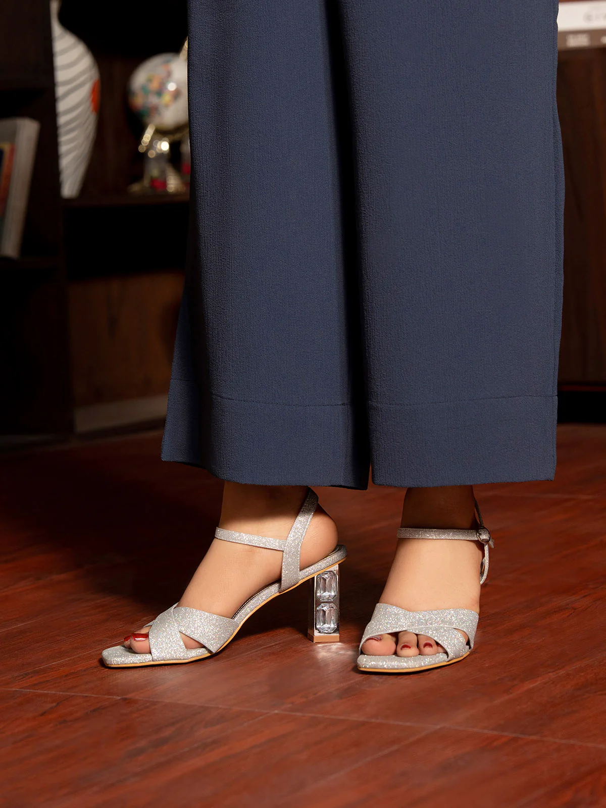Women "BAYLAH" Modern Block Heel Sandals - Image 6