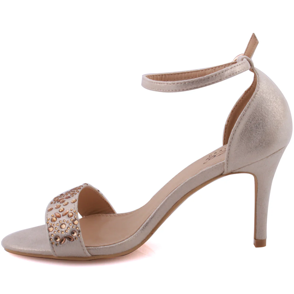 Women “BETTY” Fashion Ankle Strap Stiletto Heel Sandals - Image 3