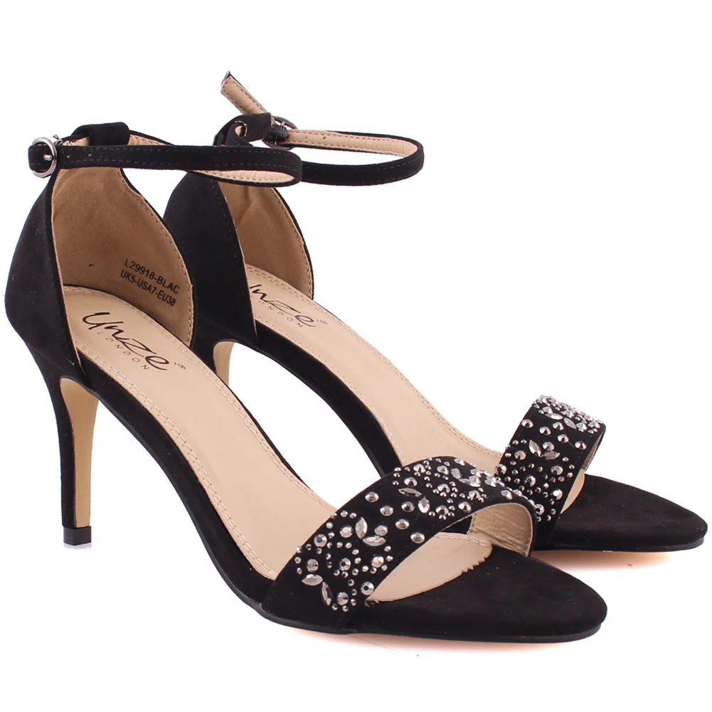 Women “BETTY” Fashion Ankle Strap Stiletto Heel Sandals - Image 2