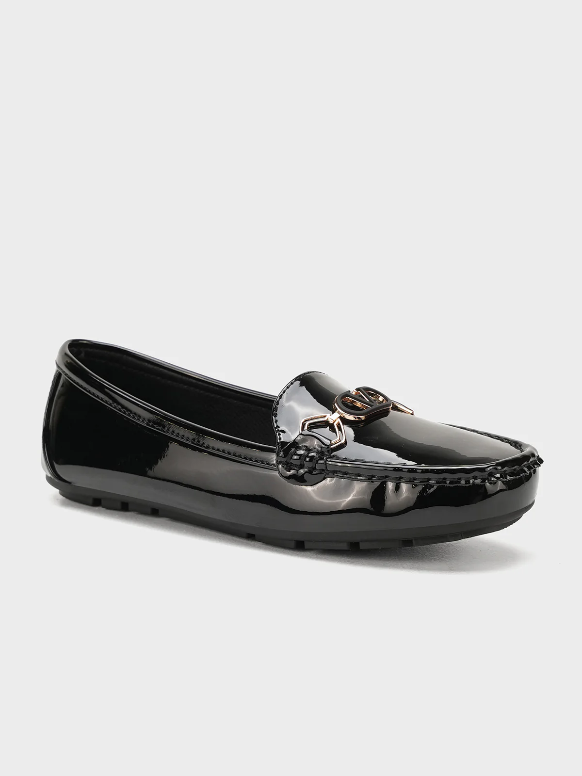Women "BLUESY" Lightweight Shiny Moccasins