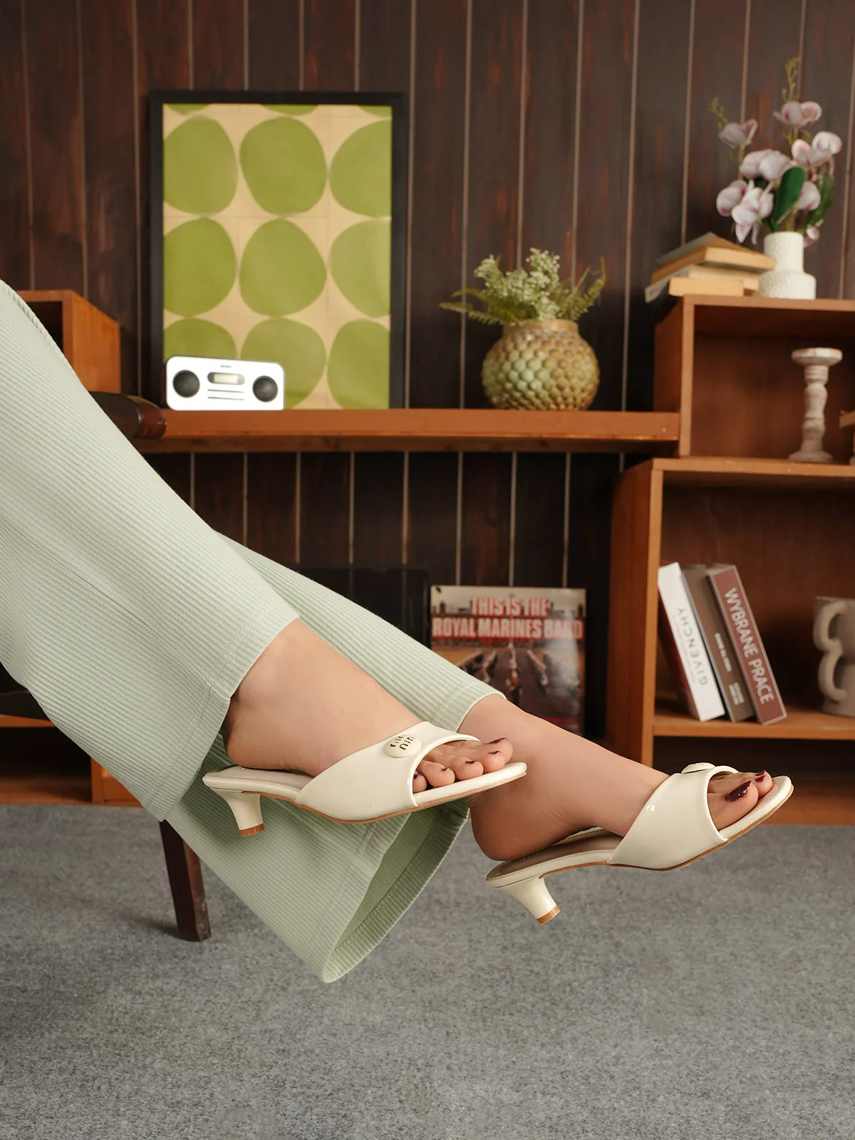 Women "BNTINA" Stable Low Heel Sandals - Image 6
