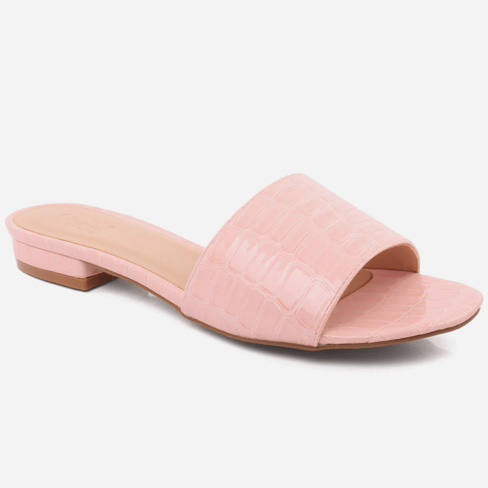 Women "BRUNA" Timeless Rubber Sole Slippers