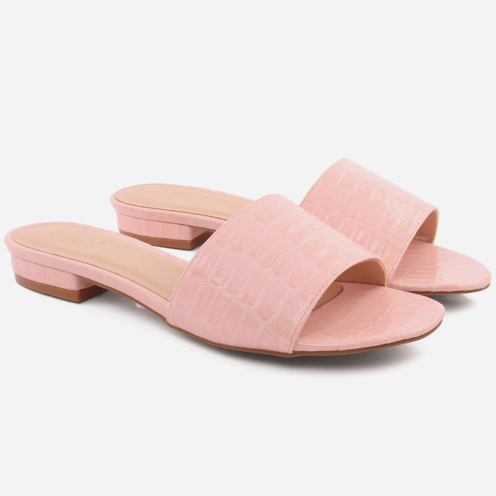 Women "BRUNA" Timeless Rubber Sole Slippers - Image 2