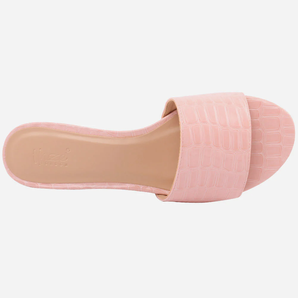 Women "BRUNA" Timeless Rubber Sole Slippers - Image 4
