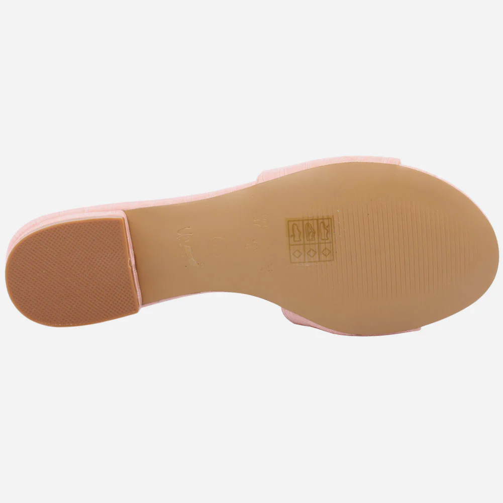 Women "BRUNA" Timeless Rubber Sole Slippers - Image 5