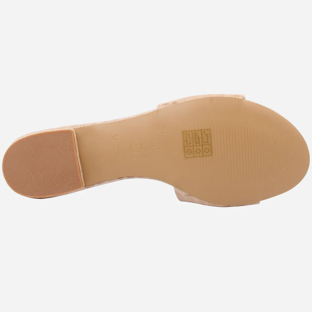 Women "BRUNA" Timeless Rubber Sole Slippers - Image 5