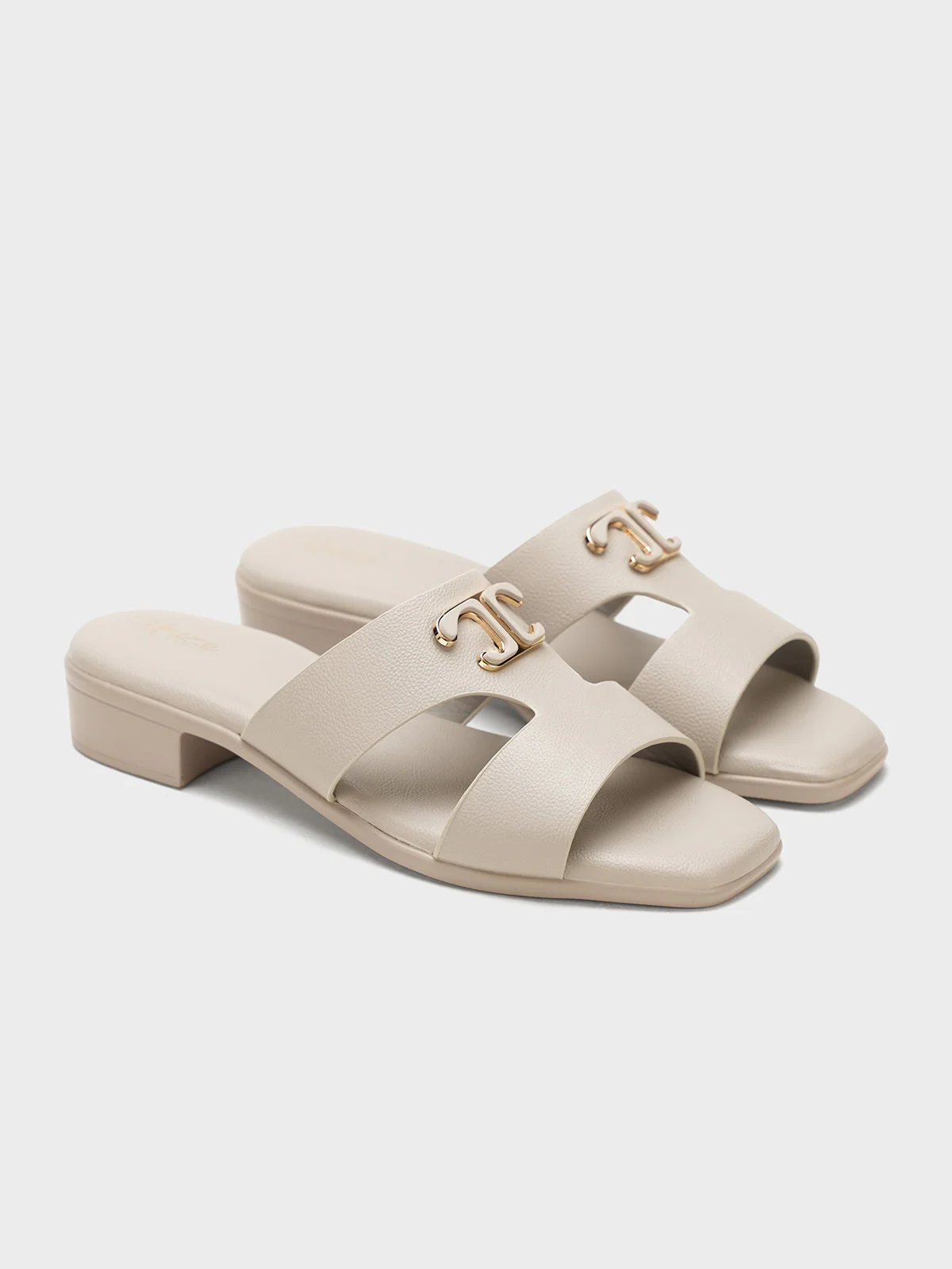 Women "BYRON" Block Heel Slip On Sandals - Image 2