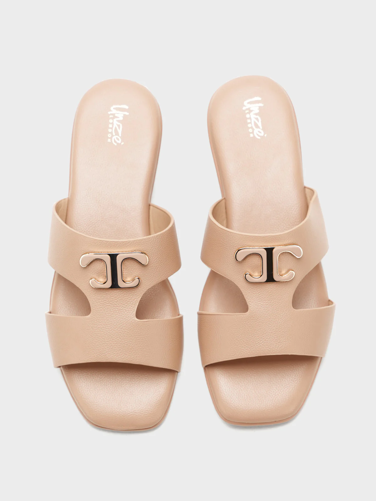 Women "BYRON" Block Heel Slip On Sandals - Image 6