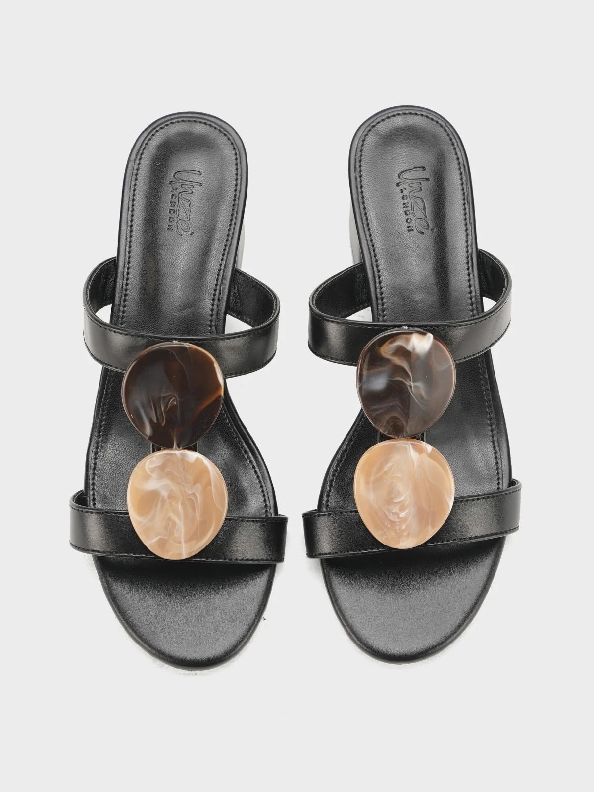 Women "CAITLIN" Slip On Block Heel Sandals - Image 9