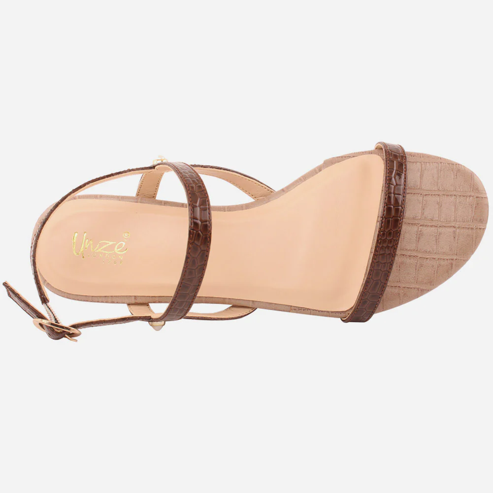 Women "Carmen" Stylish Buckle Sandals - Image 4