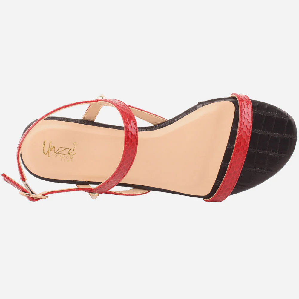 Women "Carmen" Stylish Buckle Sandals - Image 4