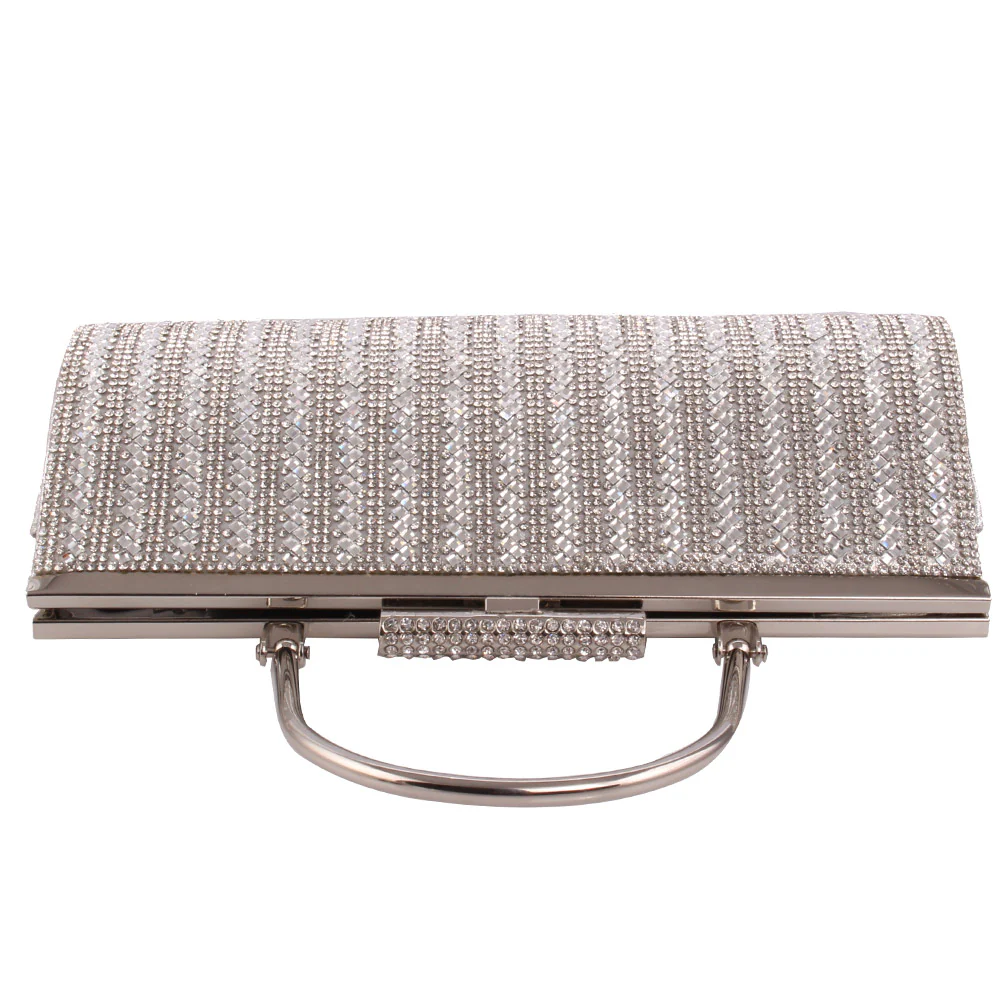 Women ‘Carol’ Two Toned Party Clutch Bag - Image 4