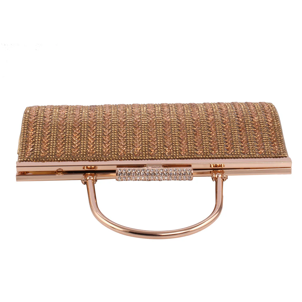 Women ‘Carol’ Two Toned Party Clutch Bag - Image 4